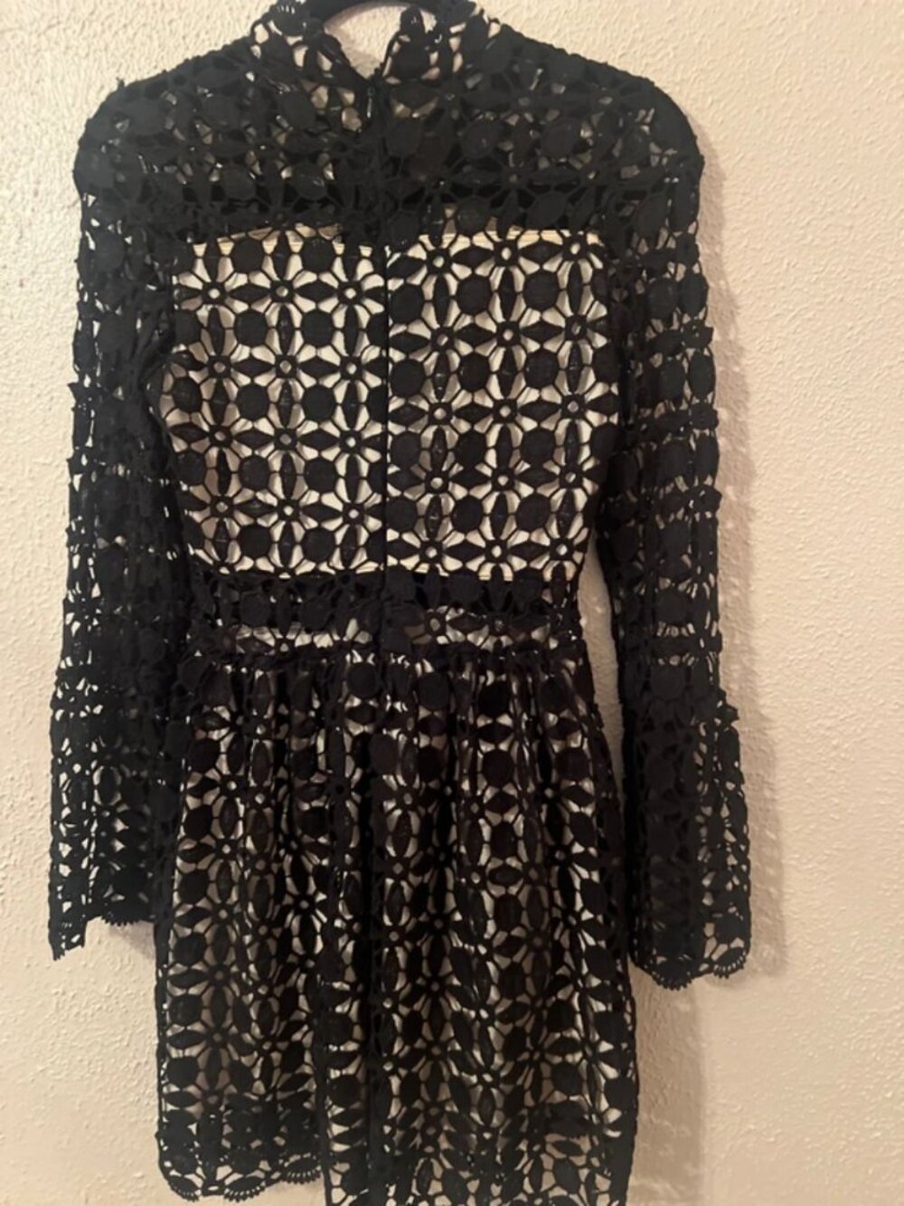 Black and Cream Dress